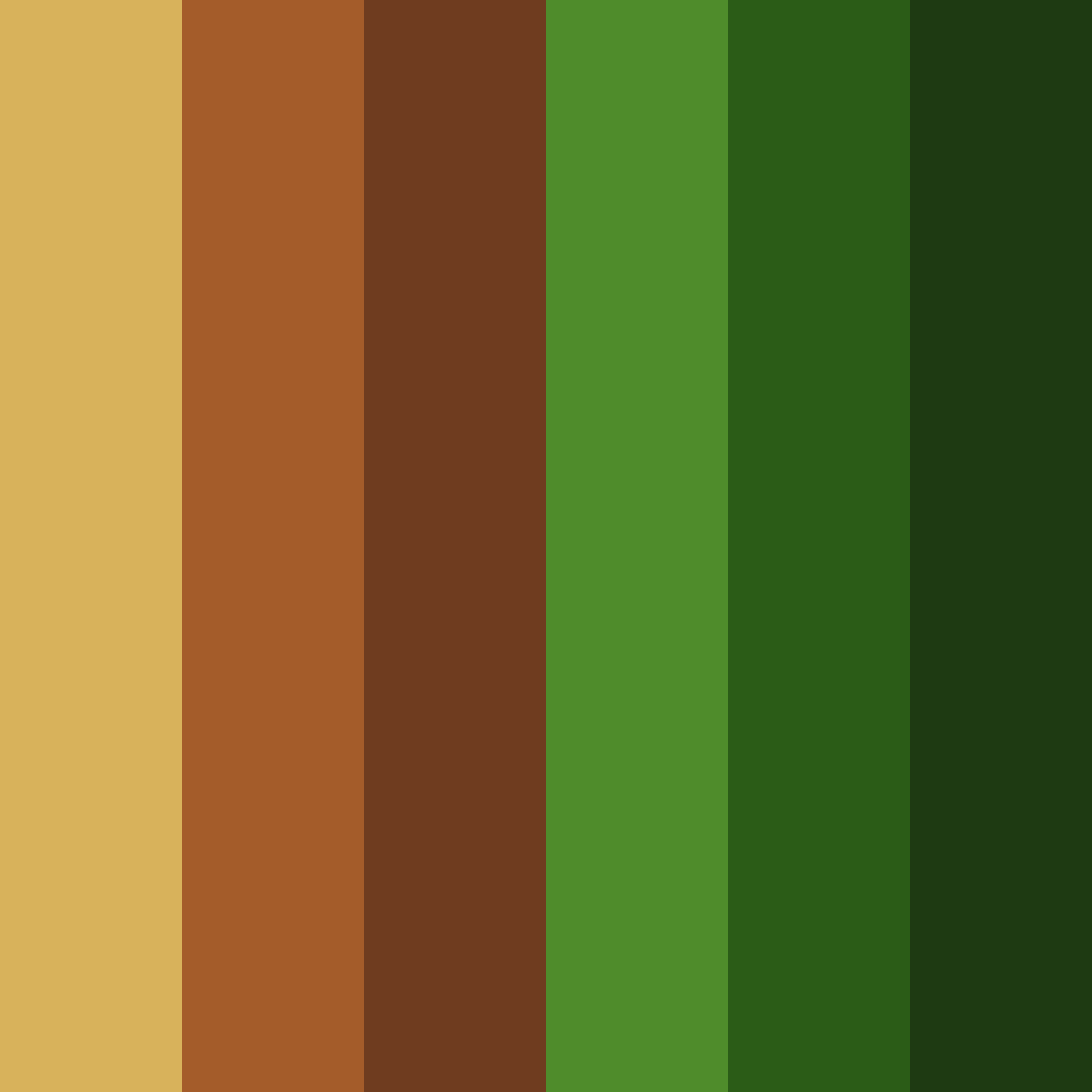 Download autumn embrace color palette PNG image (square)