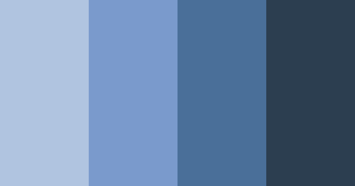Download midnight drizzle color palette PNG image (landscape)