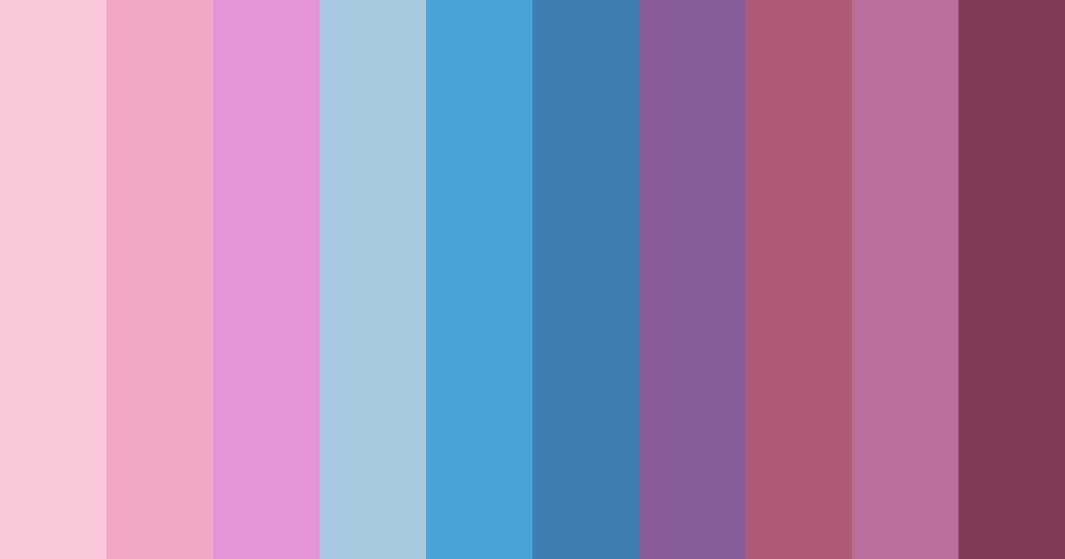 Download whimsical twilight color palette PNG image (landscape)