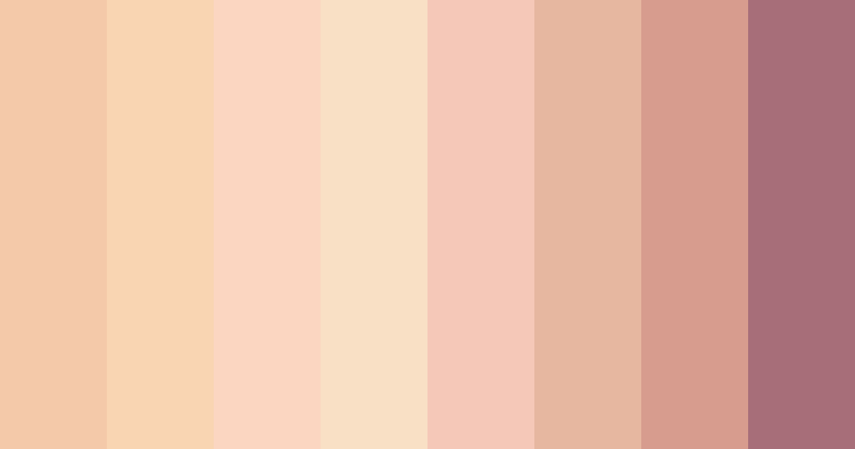 Download blush blossom dream color palette PNG image (landscape)