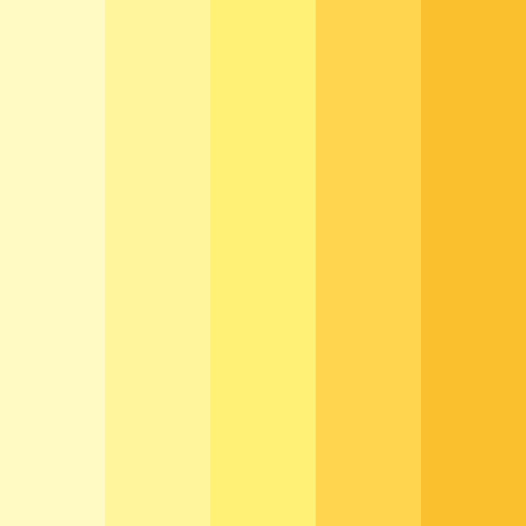 Download sunlit lemonade color palette PNG image (square)