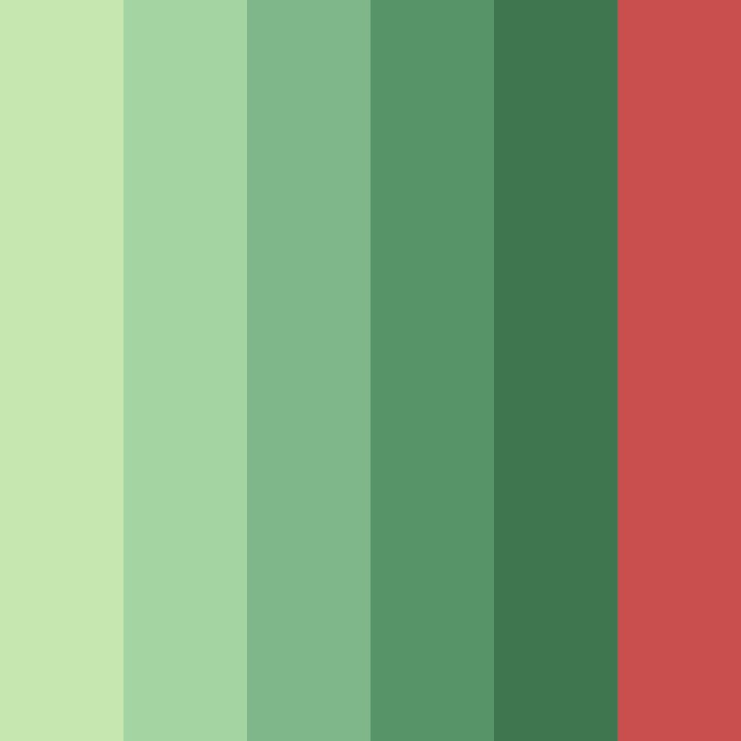 Download green to red harmony color palette PNG image (square)
