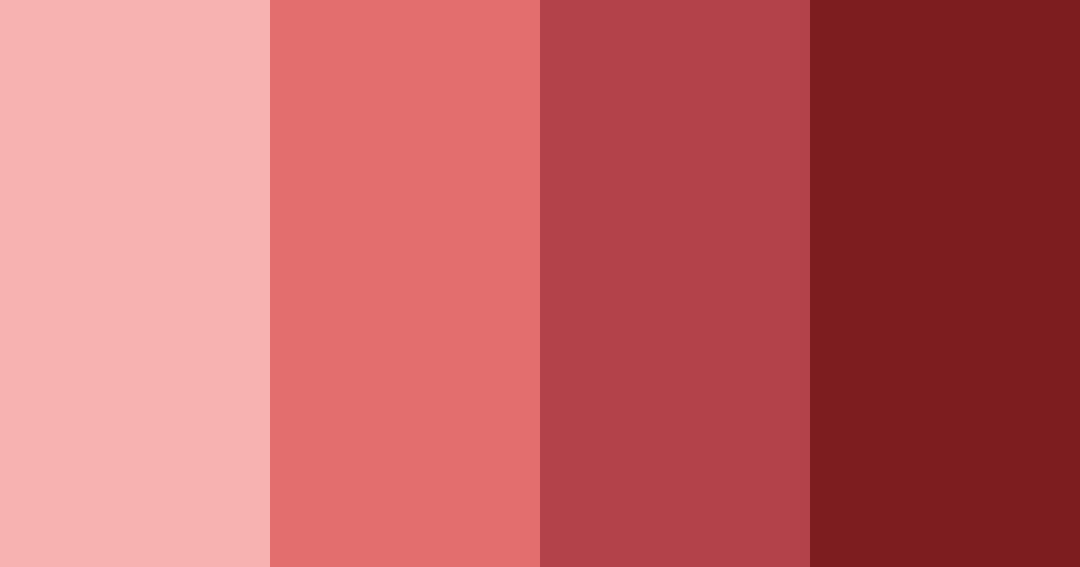 Download crimson embrace color palette PNG image (landscape)