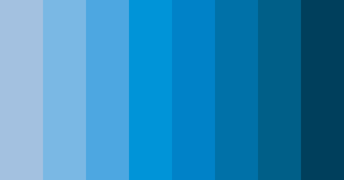 Download ocean serenade color palette PNG image (landscape)