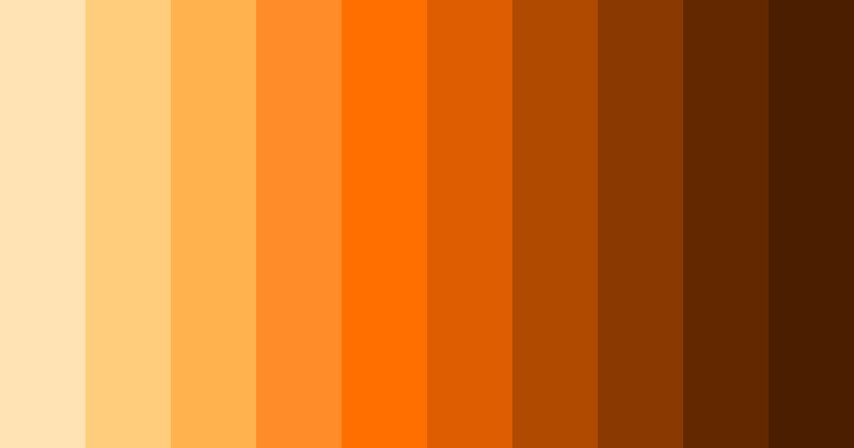 Download citrus sunset color palette PNG image (landscape)