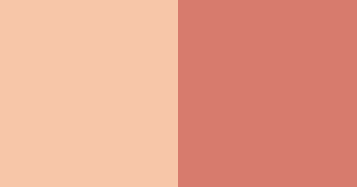 Download peachy pink color palette PNG image (landscape)