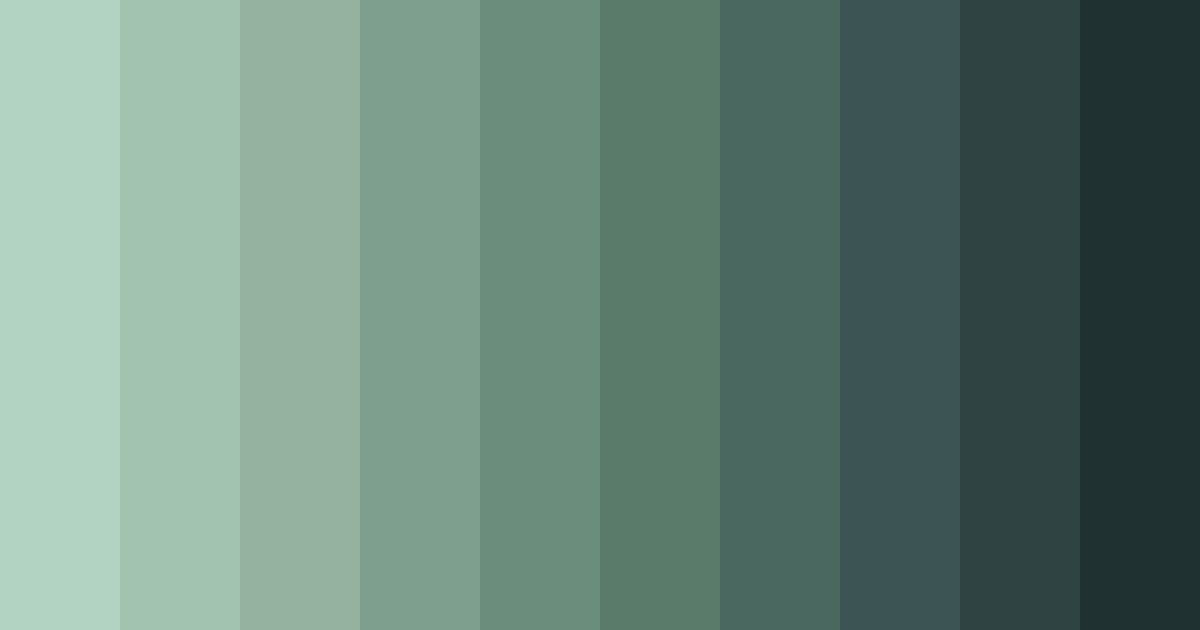 Download green bosque color palette PNG image (landscape)
