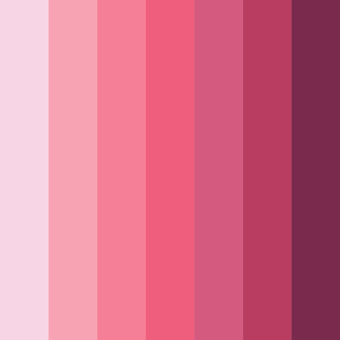 Download blushing boudoir color palette PNG image (square)