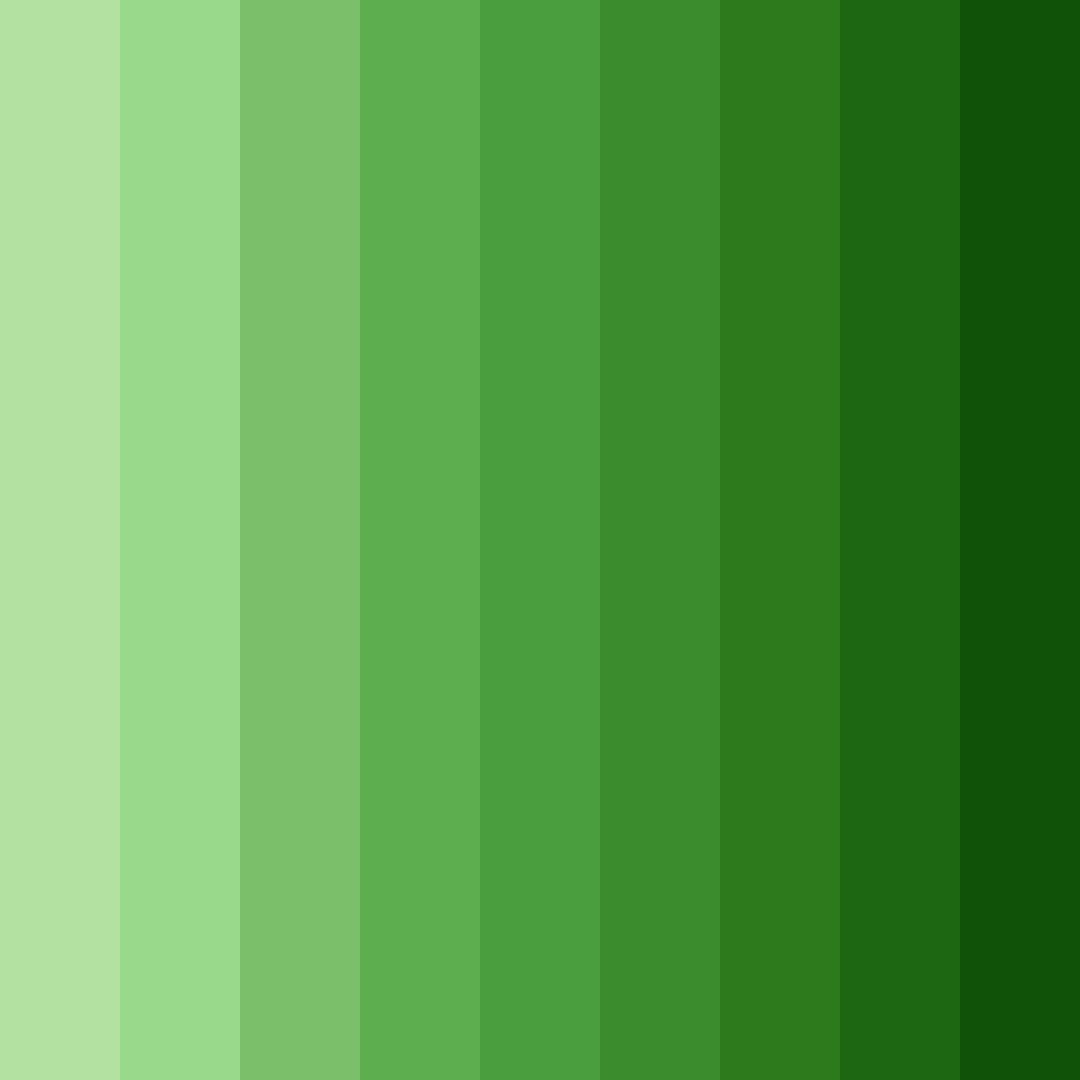 Download shades of green hyena color palette PNG image (square)