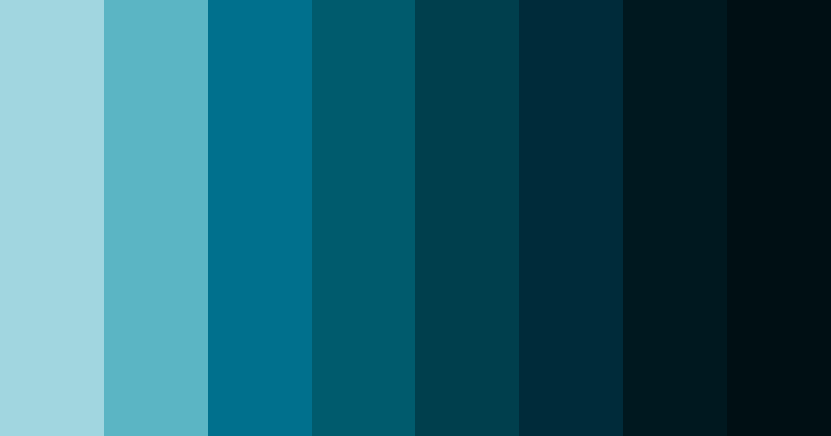 Download oceanic depths color palette PNG image (landscape)