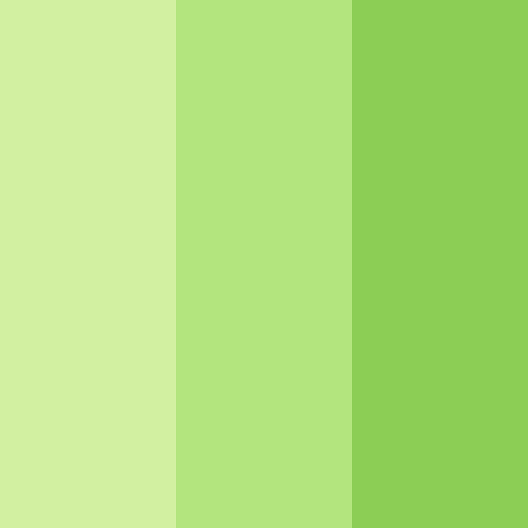 Download lush meadow serenity color palette PNG image (square)