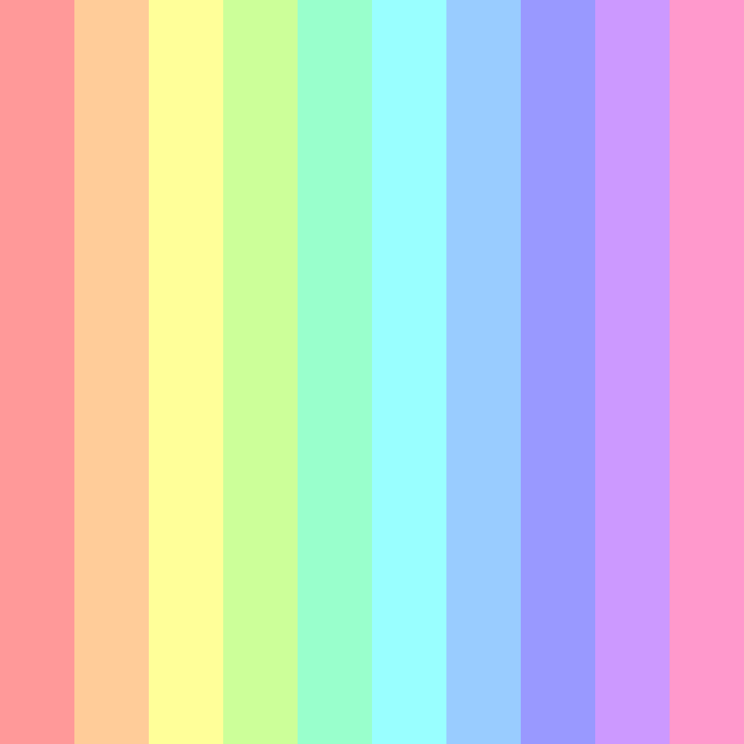 Download celestial spectrum color palette PNG image (square)
