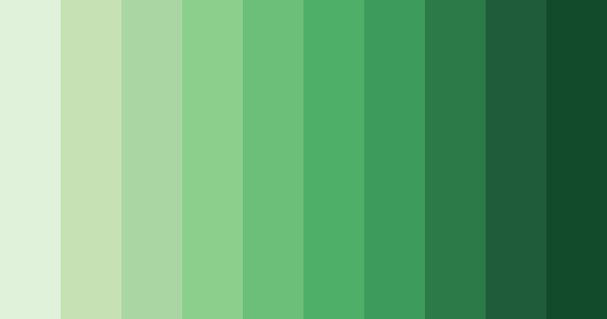 Download light green color palette PNG image (landscape)