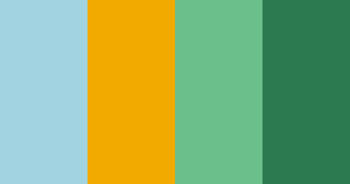 Download teal and orange harmony color palette PNG image (landscape)