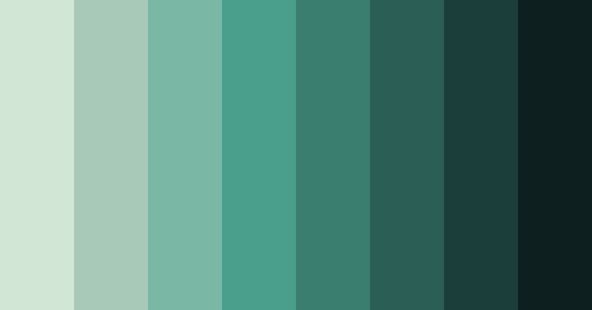 Download sylvan serenade color palette PNG image (landscape)