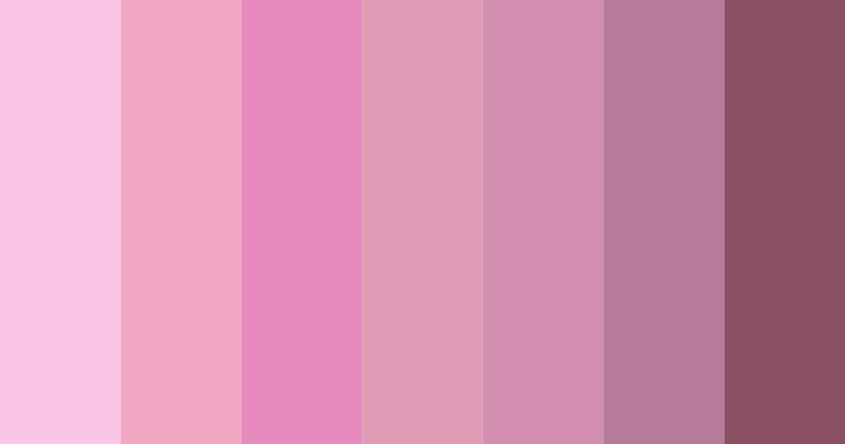 Download whimsical blossom color palette PNG image (landscape)