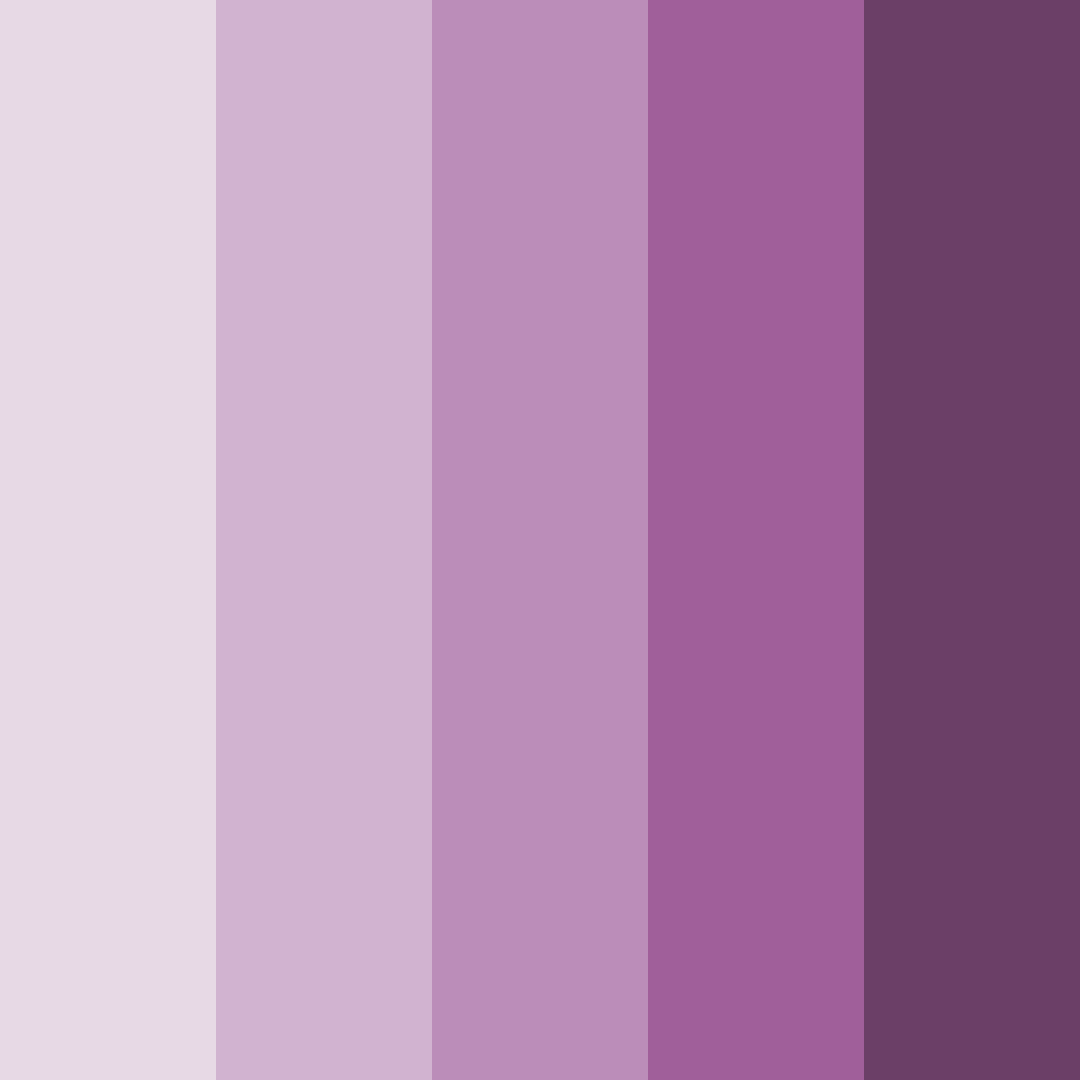 Download purple shades color palette PNG image (square)
