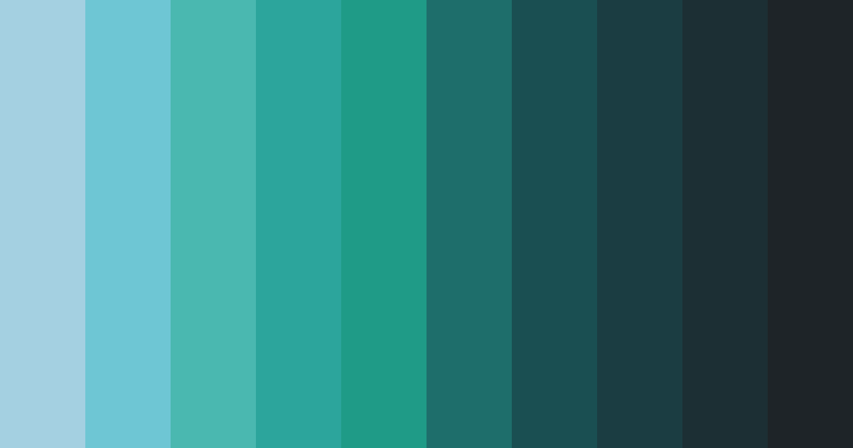 Download turtle tranquility color palette PNG image (landscape)