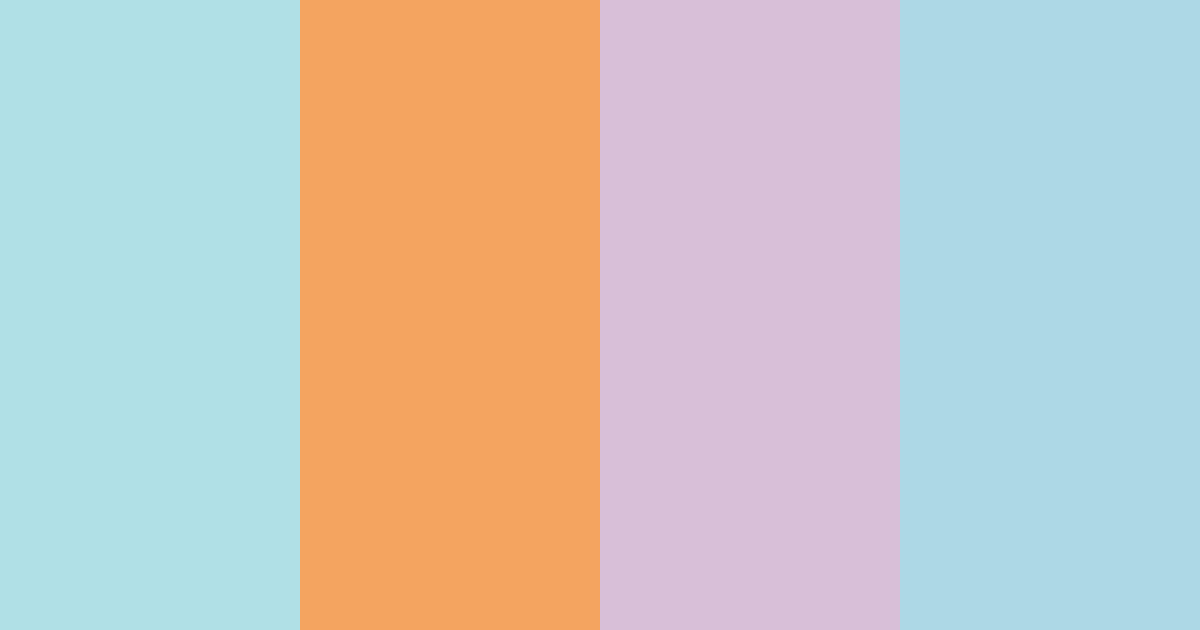 Download beach sunset pastel color palette PNG image (landscape)