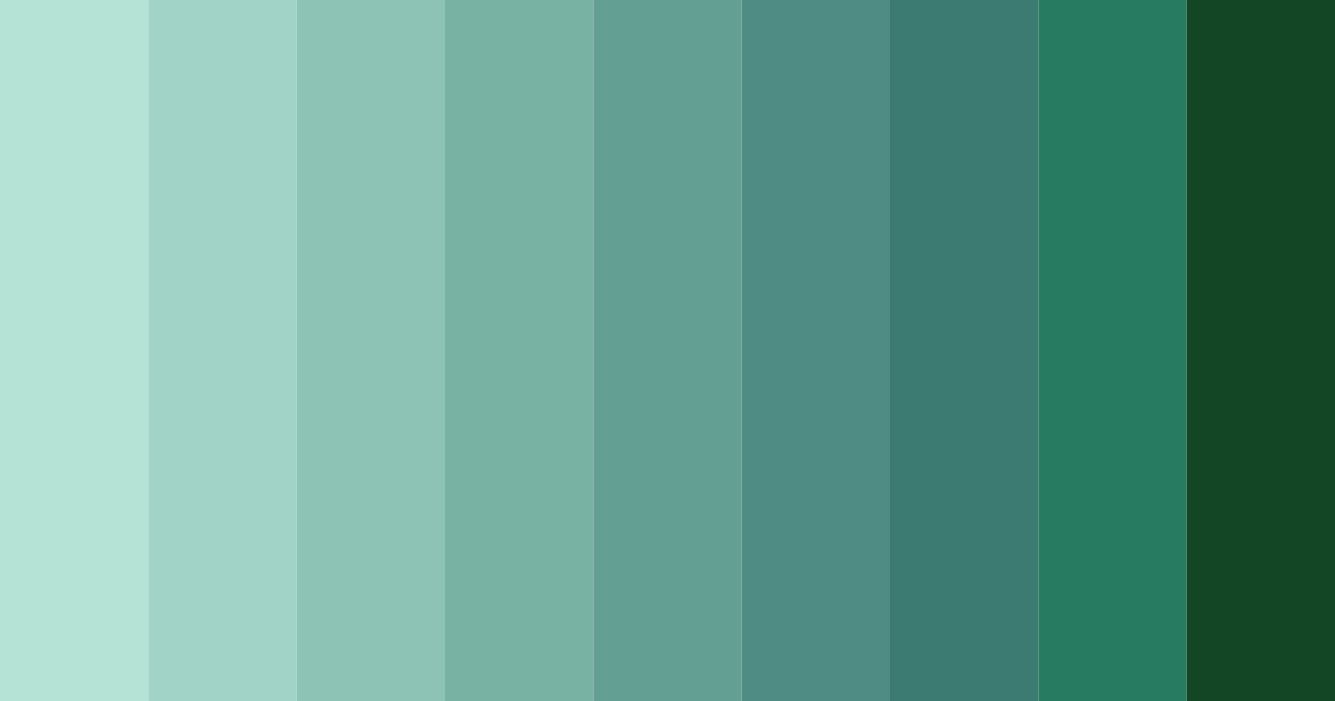 Download deep teal color palette PNG image (landscape)
