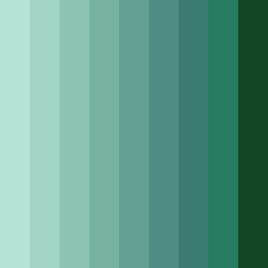 Download deep teal color palette PNG image (square)