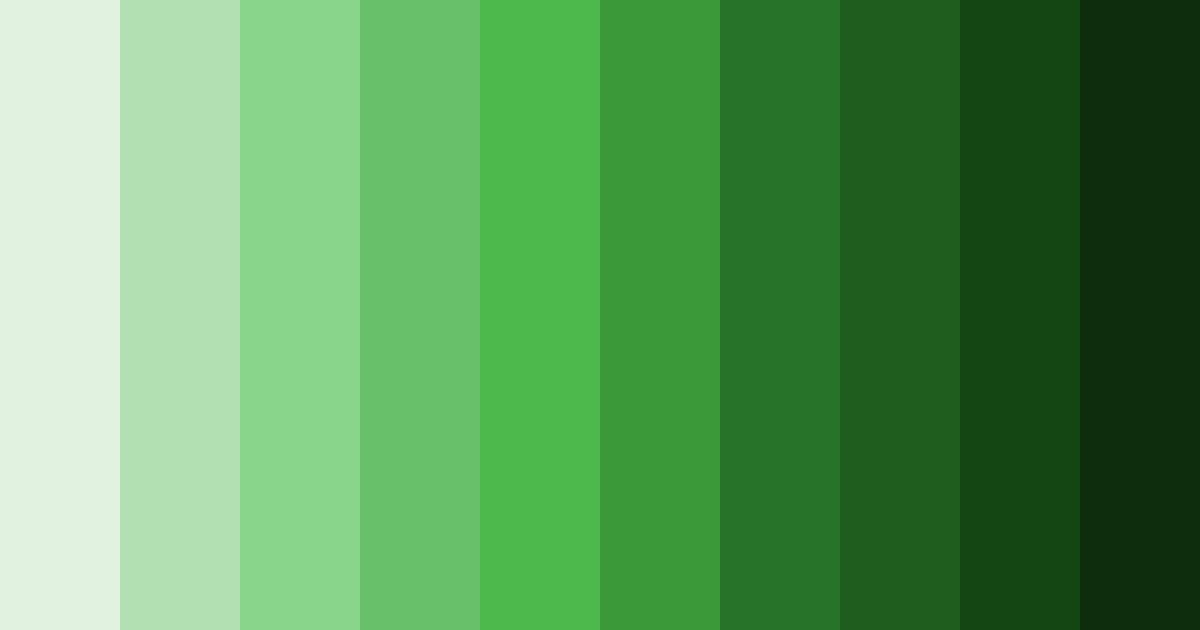 Download emerald depths color palette PNG image (landscape)
