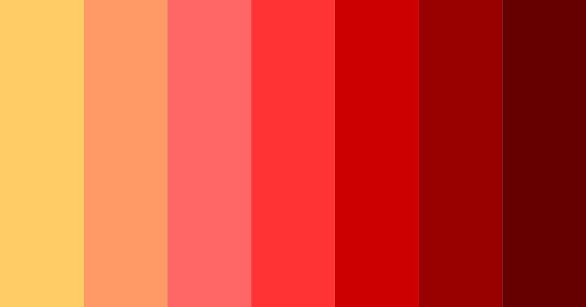 Download blazing ember color palette PNG image (landscape)
