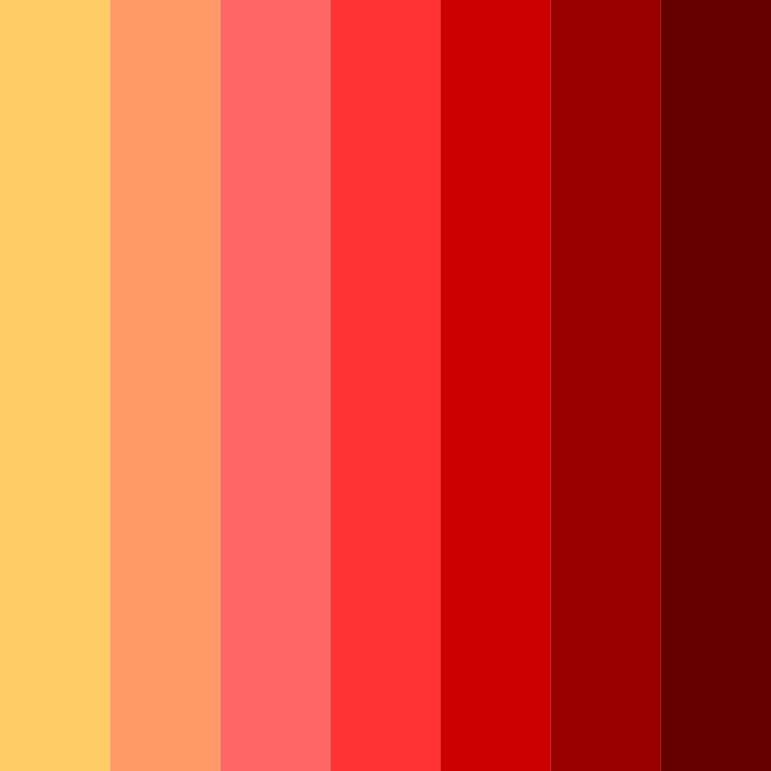Download blazing ember color palette PNG image (square)