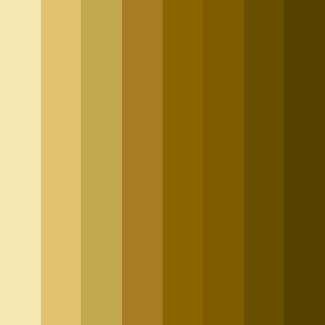 Download golden dusk color palette PNG image (square)
