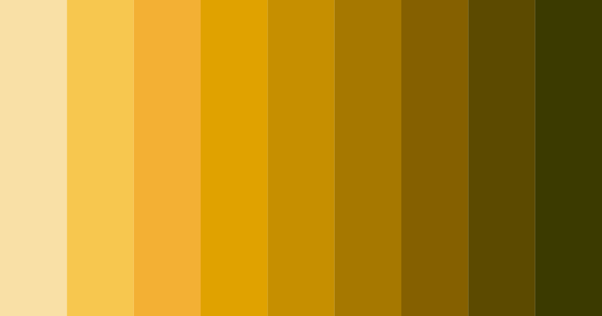 Download golden hues color palette PNG image (landscape)