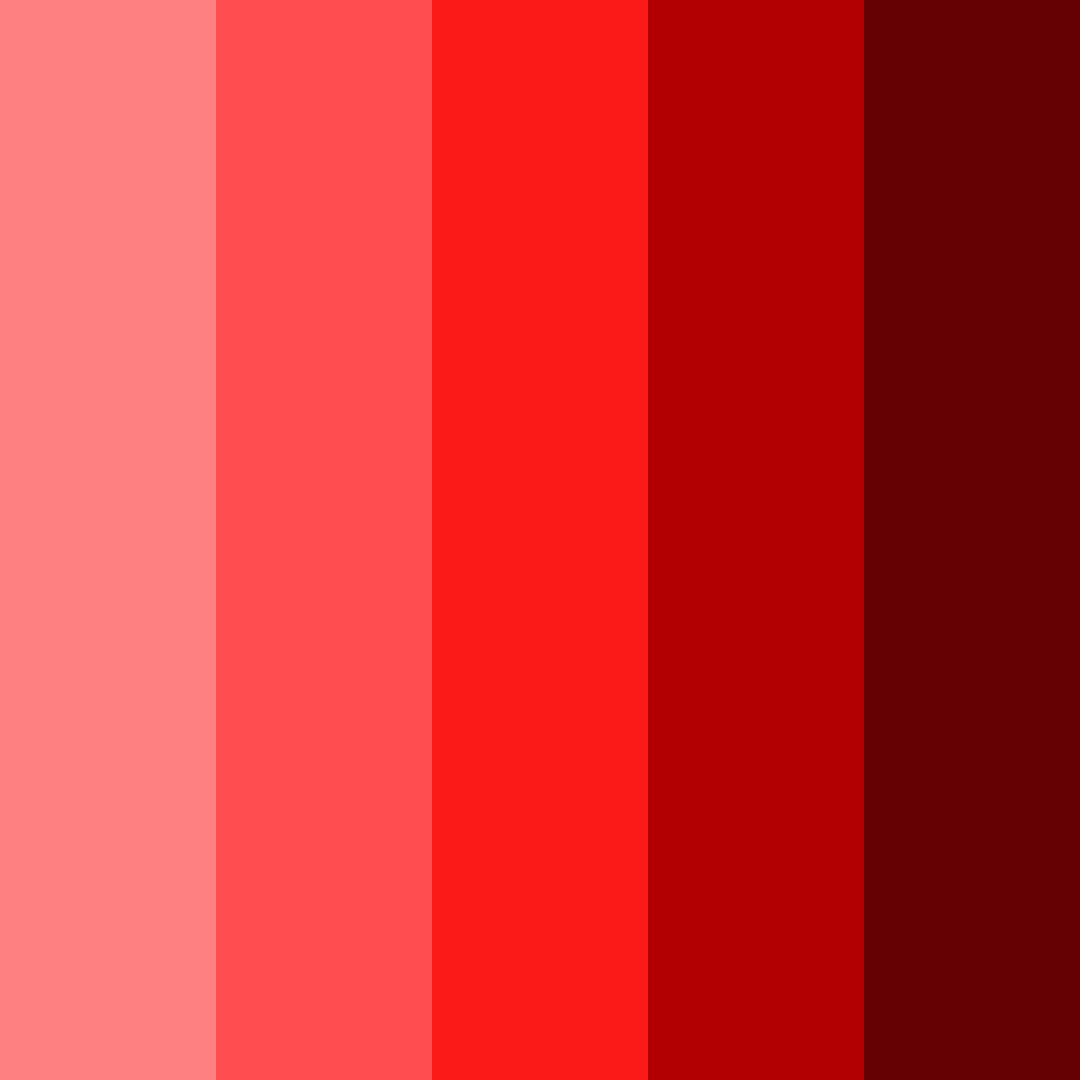 Download crimson symphony color palette PNG image (square)