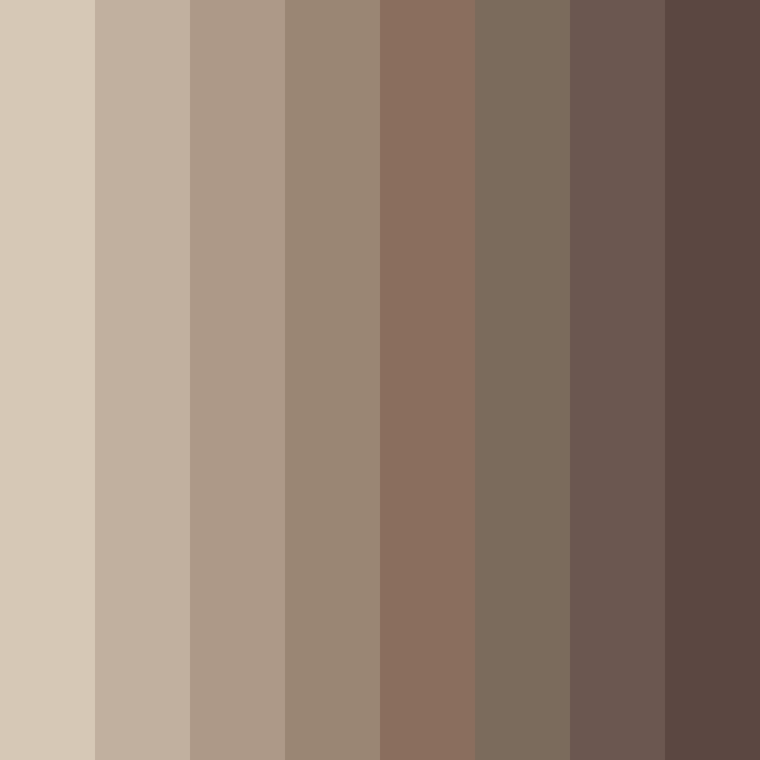 Download brown earth color palette PNG image (square)