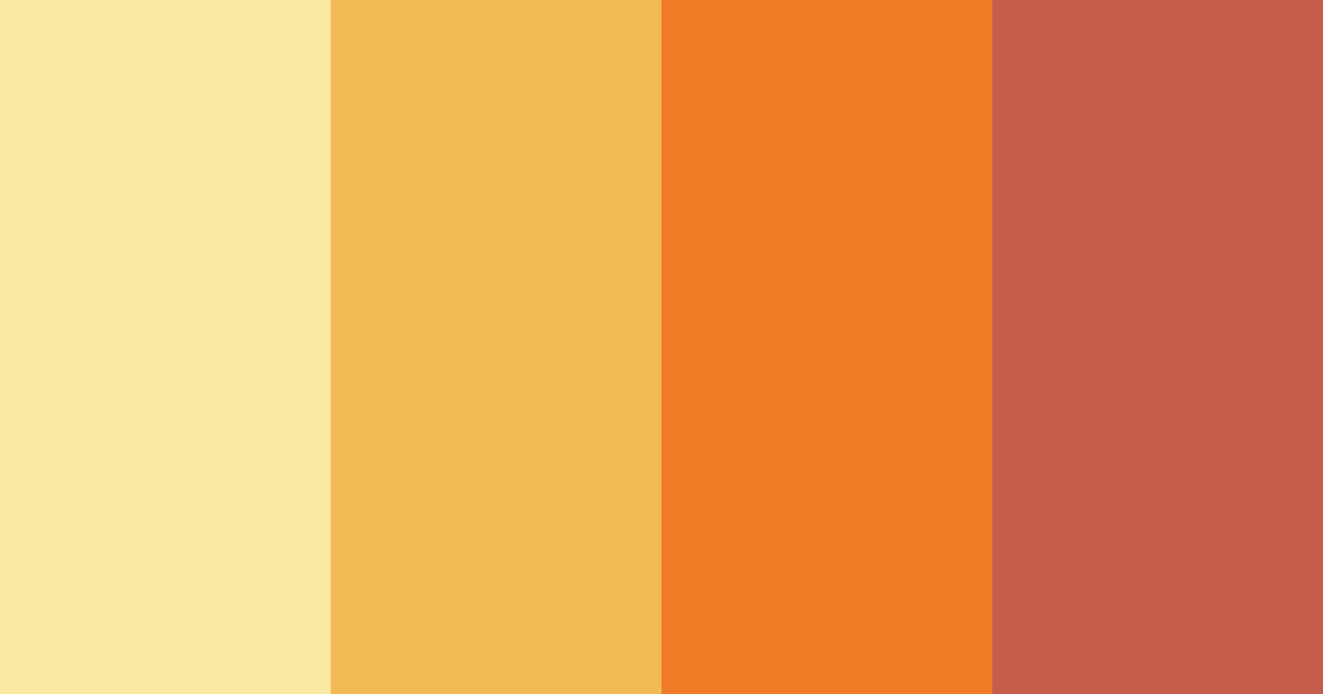 Download cheerful yellow color palette PNG image (landscape)