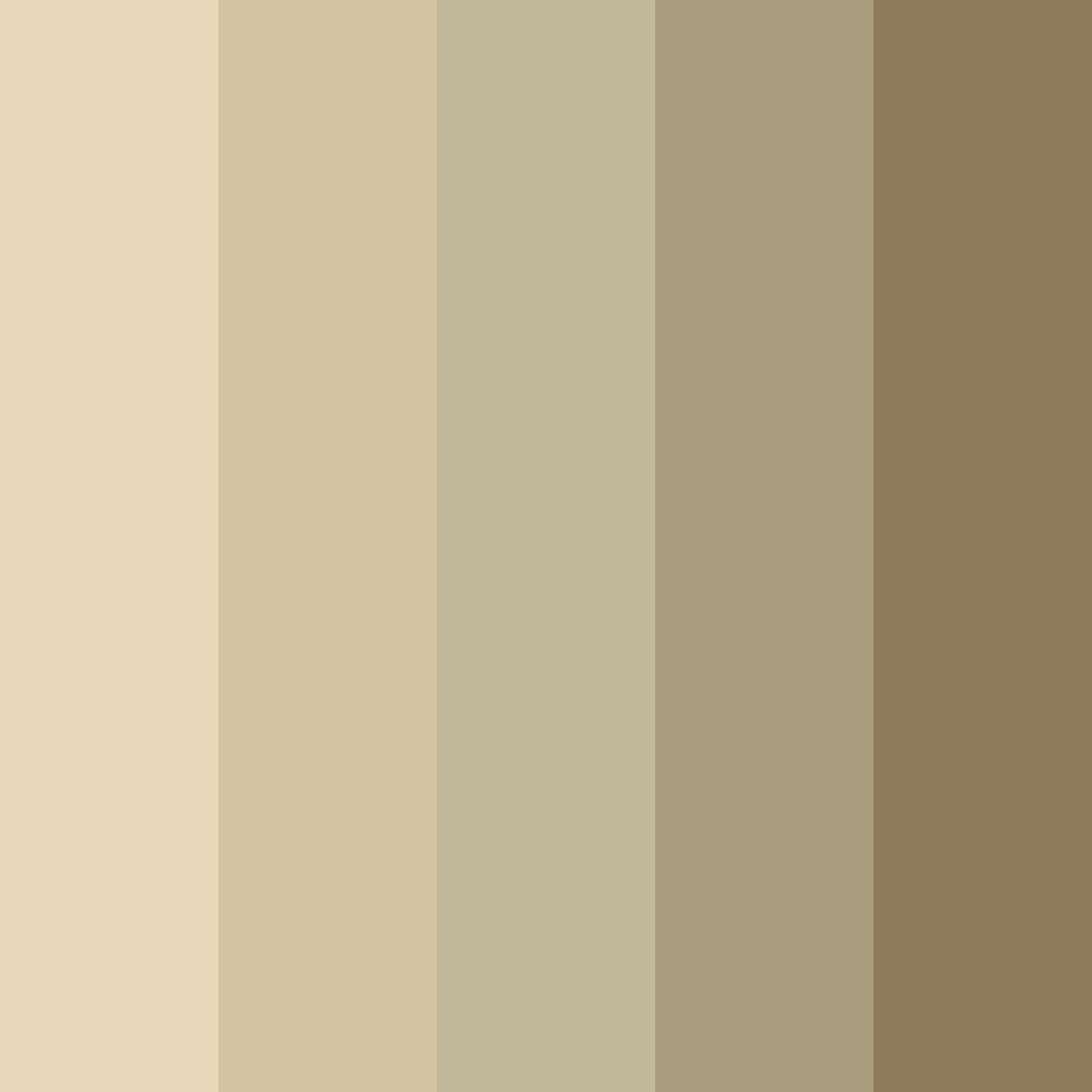 Download whispers of sand color palette PNG image (square)