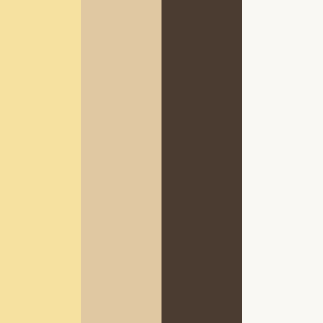 Download golden beige color palette PNG image (square)