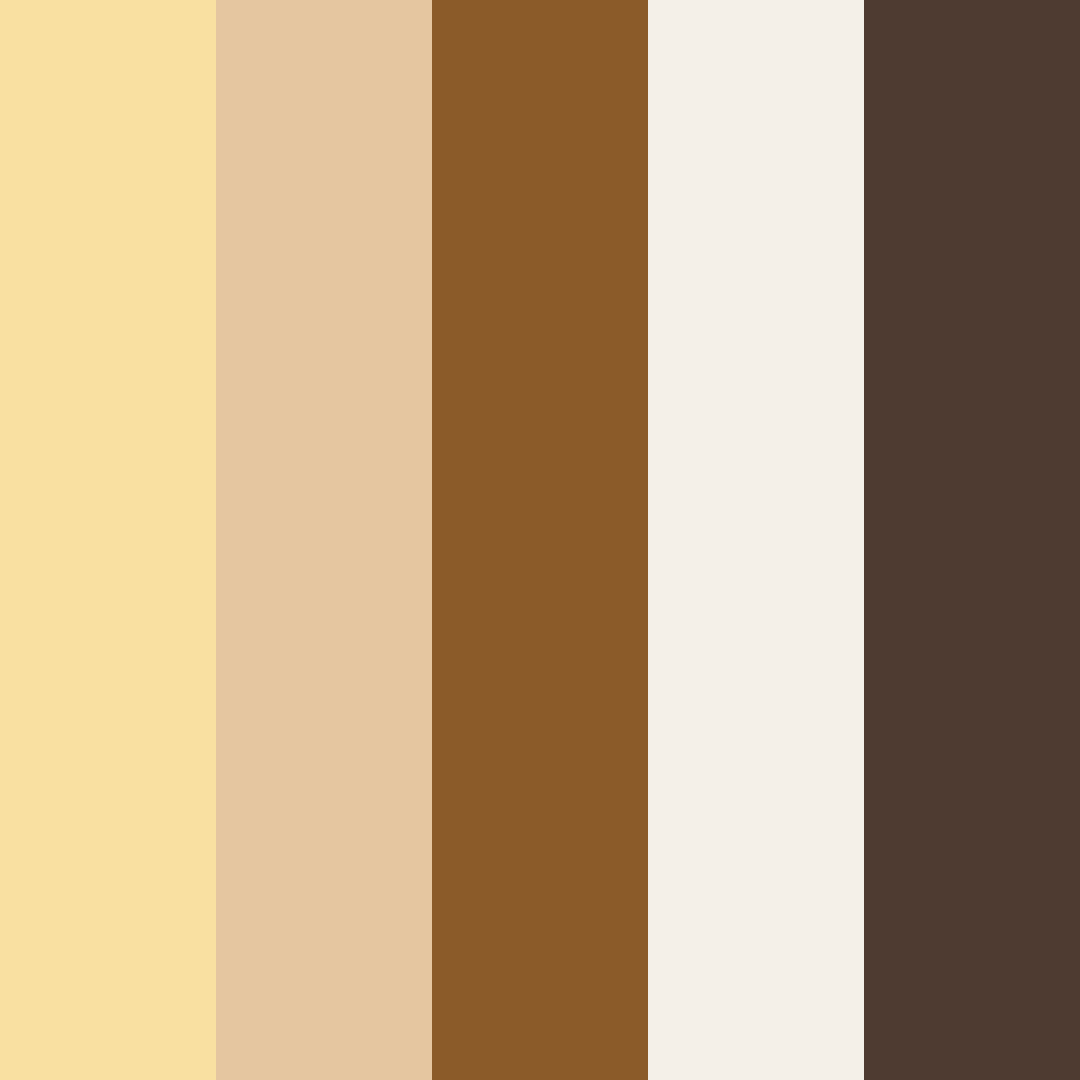 Download autumn elegance color palette PNG image (square)