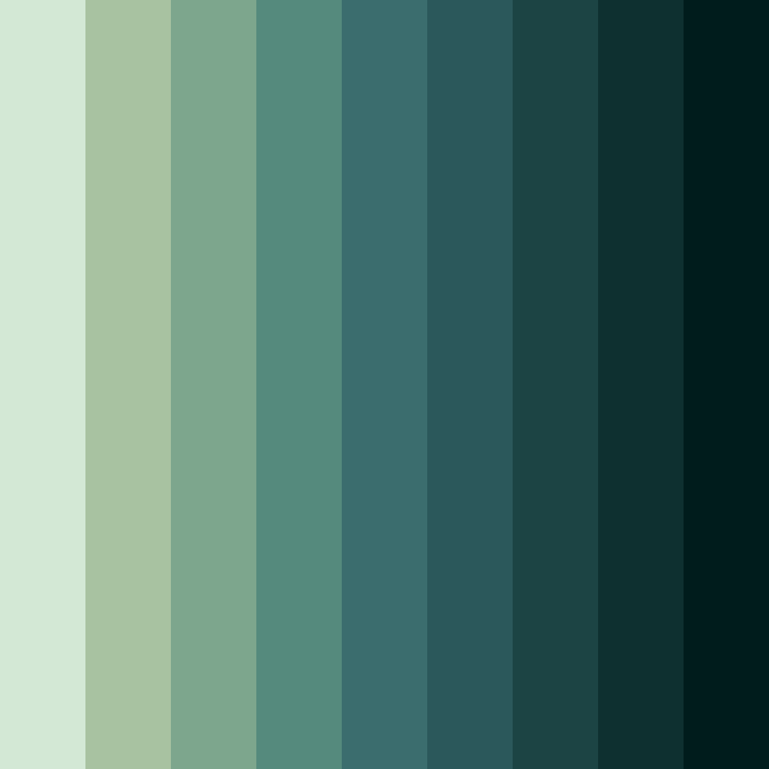 Download whispering willow color palette PNG image (square)
