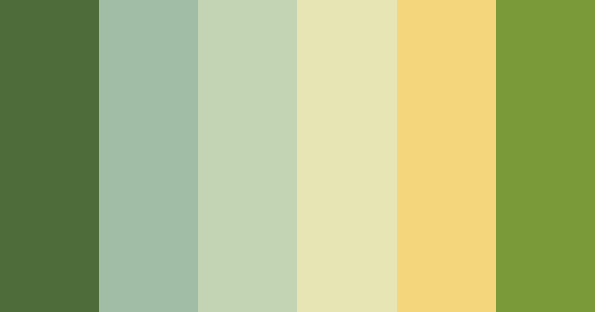 Download meadow's embrace color palette PNG image (landscape)