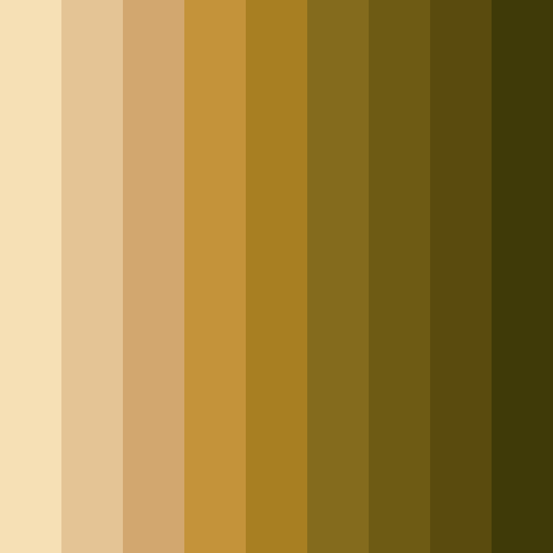 Download golden harvest fields color palette PNG image (square)