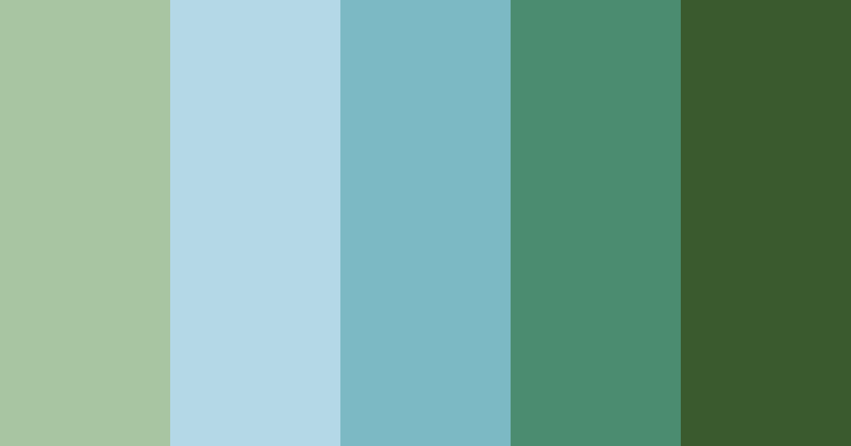 Download serene meadow sky color palette PNG image (landscape)