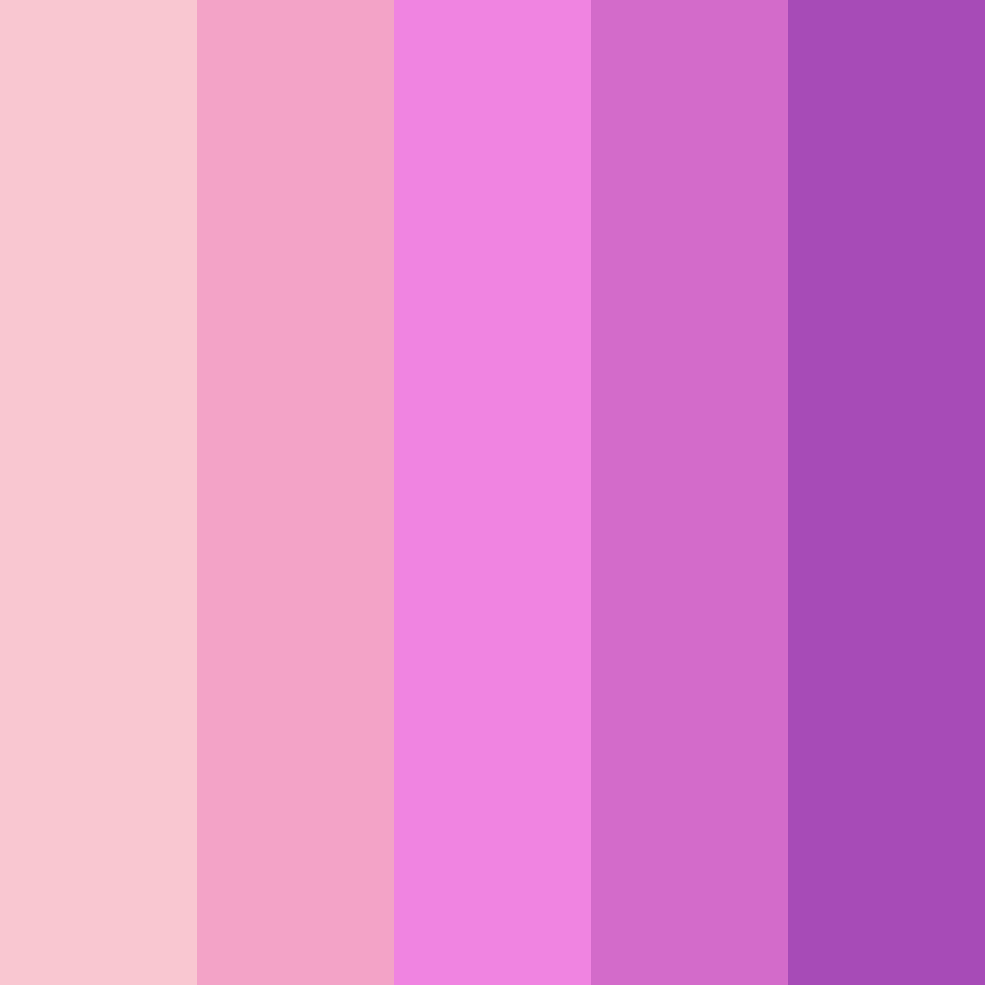 Download cotton candy dreams color palette PNG image (square)