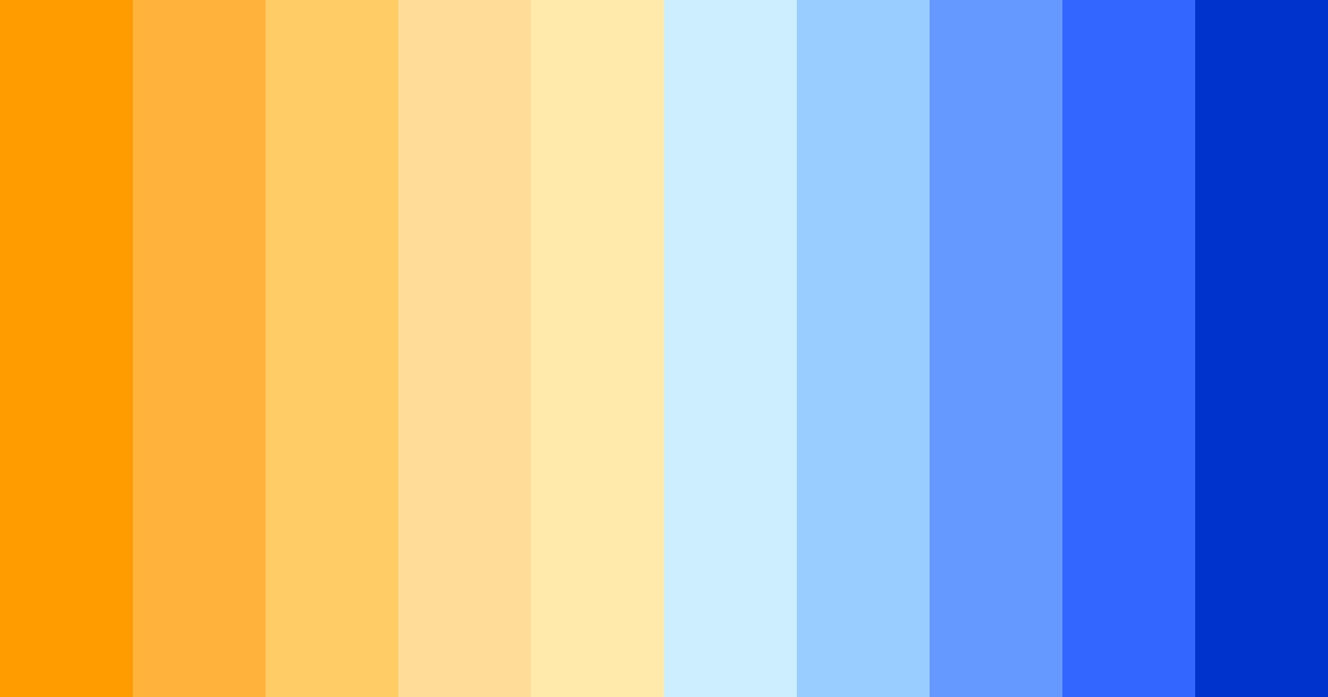 Download bright rainbow color palette PNG image (landscape)