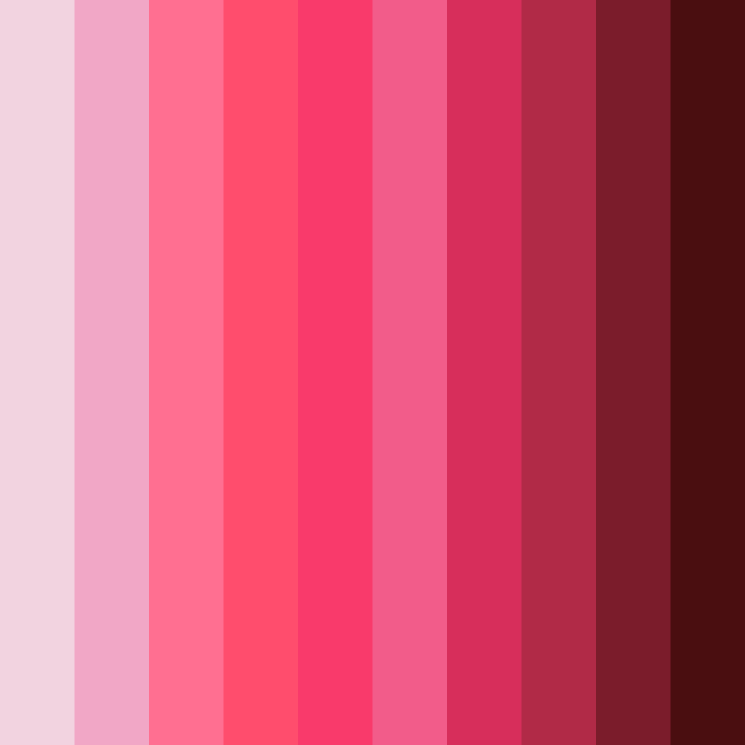 Download pink bird flower color palette PNG image (square)