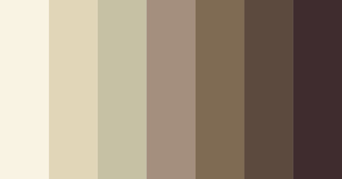 Download creamy white shades color palette PNG image (landscape)