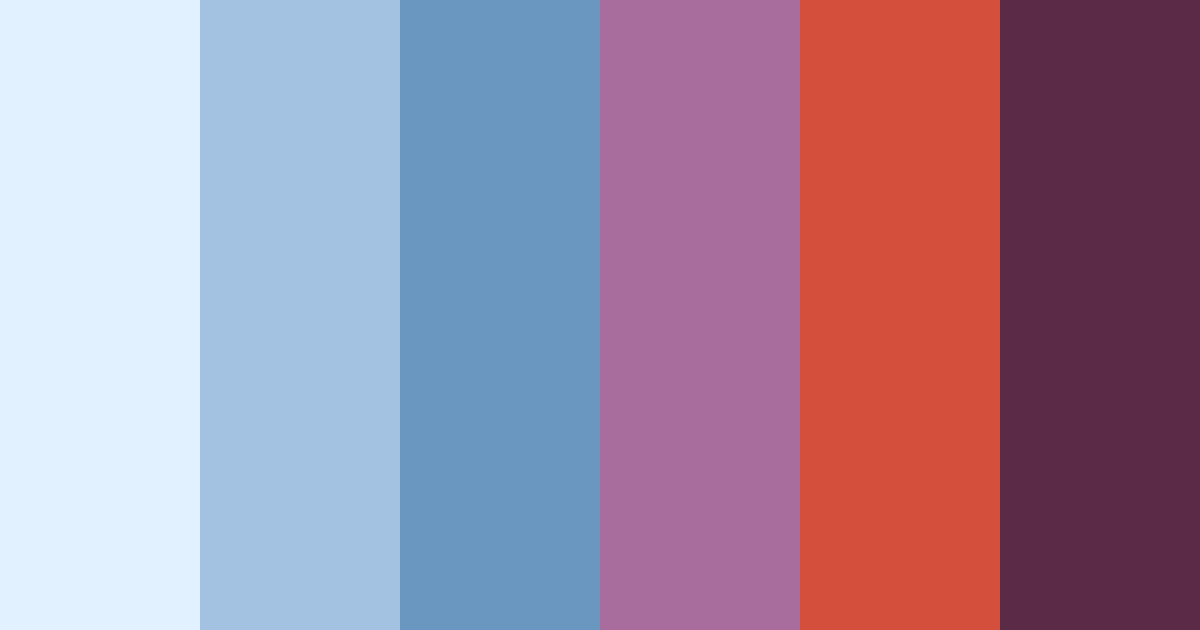 Download blue red purple harmony color palette PNG image (landscape)