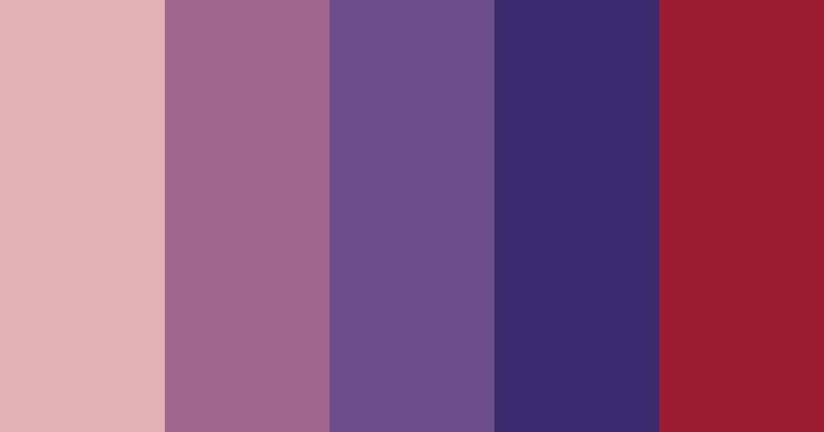 Download enchanted twilight color palette PNG image (landscape)
