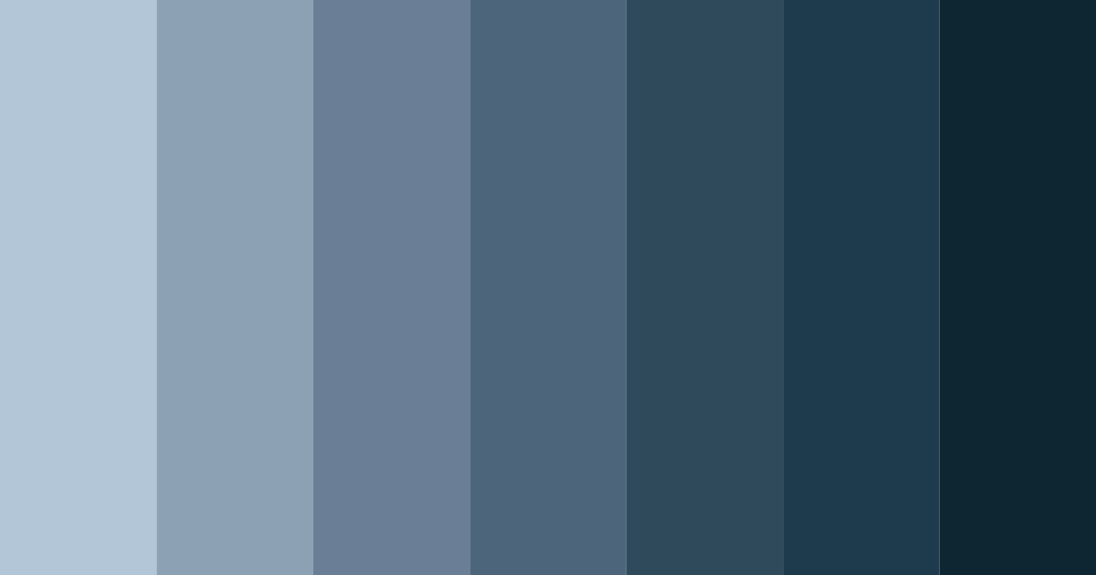 Download muted navy blue color palette PNG image (landscape)