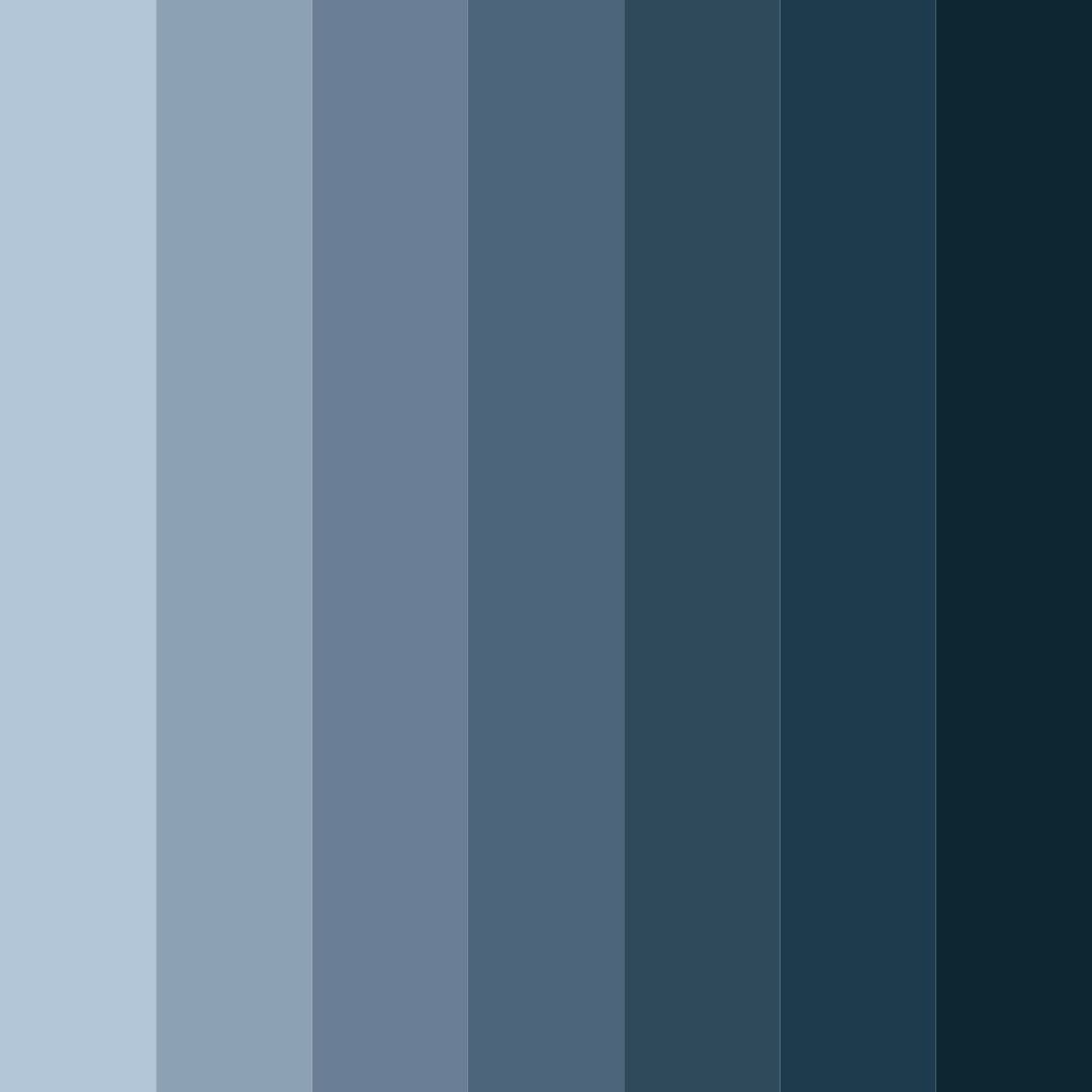 Download muted navy blue color palette PNG image (square)