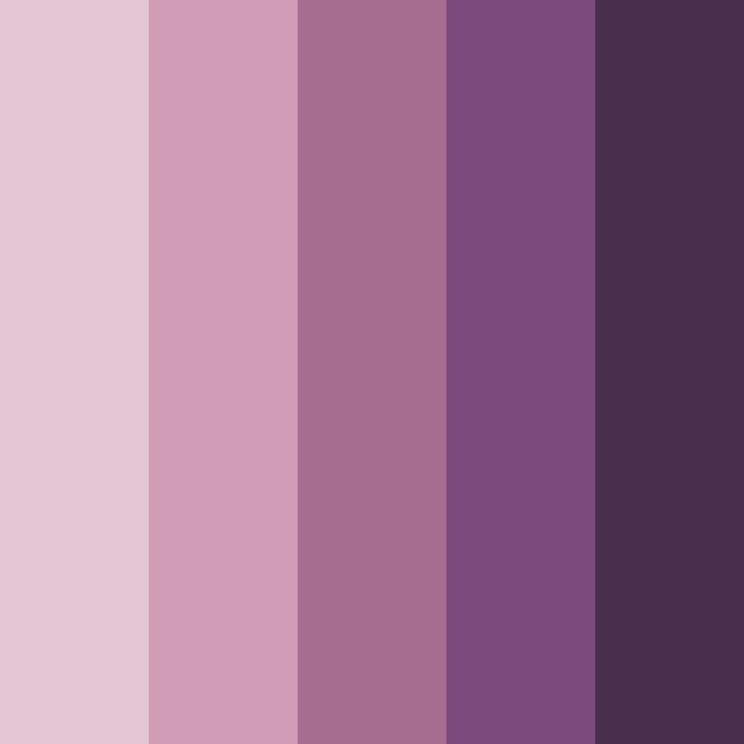 Download mauve enchantment color palette PNG image (square)