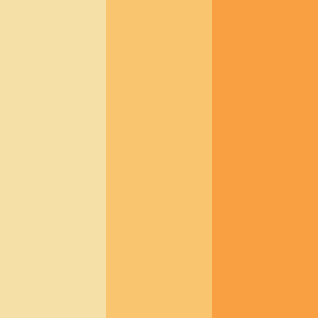 Download sunny citrus dream color palette PNG image (square)
